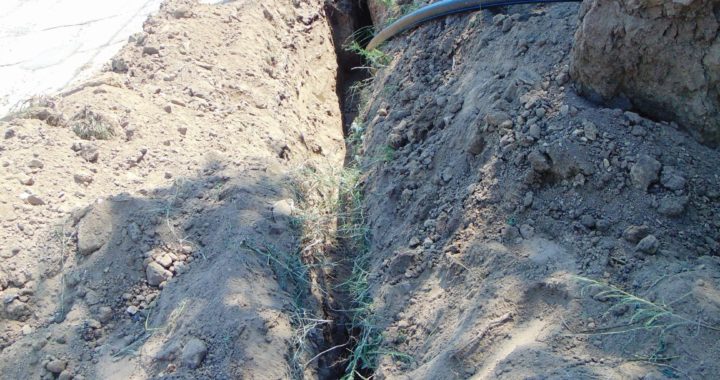 В селе Чишмикиой ведутся работы по строительству водопроводных сетей