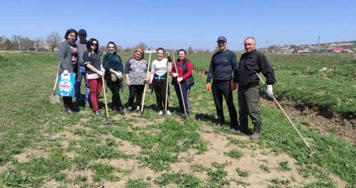 22 апреля в селе Чишмикиой был проведен субботник