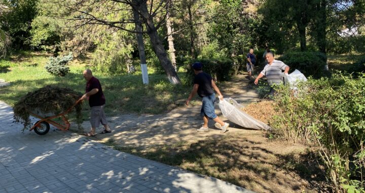 В селе Чишмикиой был проведен санитарный день