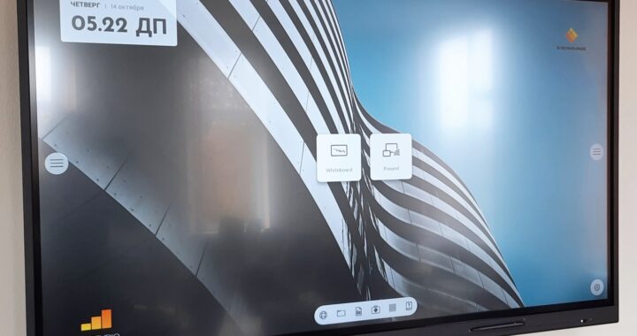 Лицей села Чишмикиой получил интерактивную панель