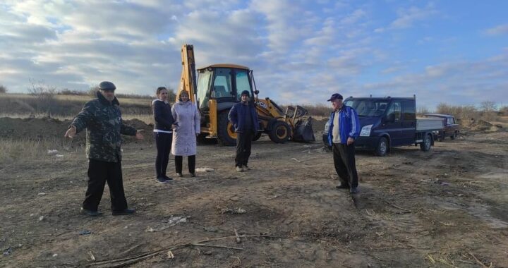 Примэрия села Чишмикиой и общественное объединение «Renaștere» благоустраивают  полигон временного хранения ТБО