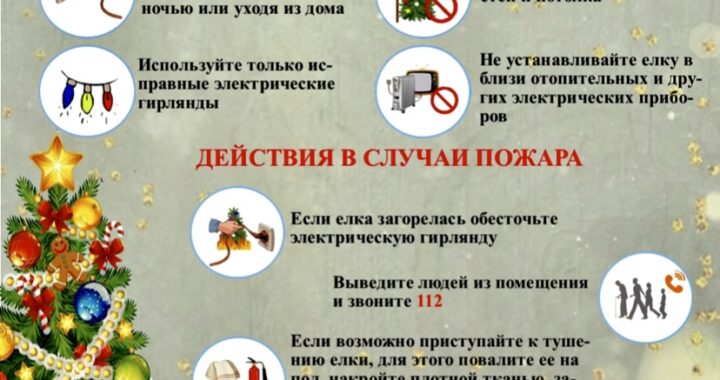 МЕРЫ пожарной безопасности при проведении новогодних и рождественских праздников