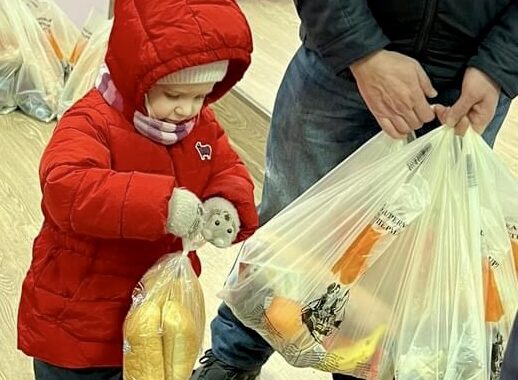 Гуманитарную помощь получили беженцы из Украины