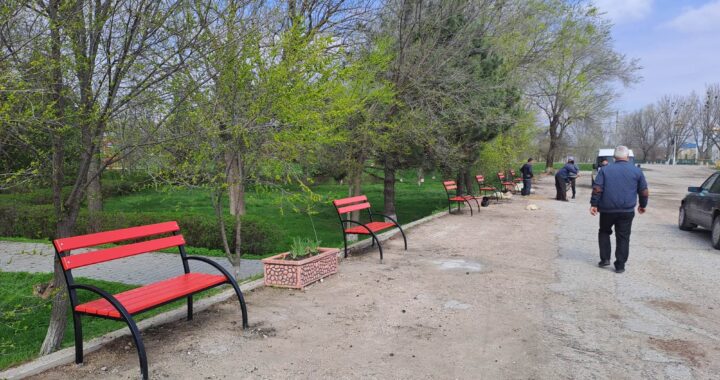 В Чишмикиойе продолжается благоустройство центра села