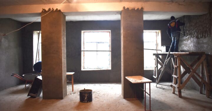 Капитальный ремонт подвальных помещений в здании лицея с. Чишмикиой