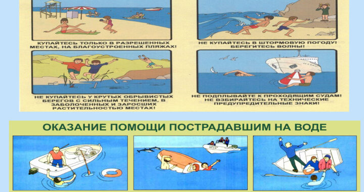 Памятка о безопасности на воде в летний период