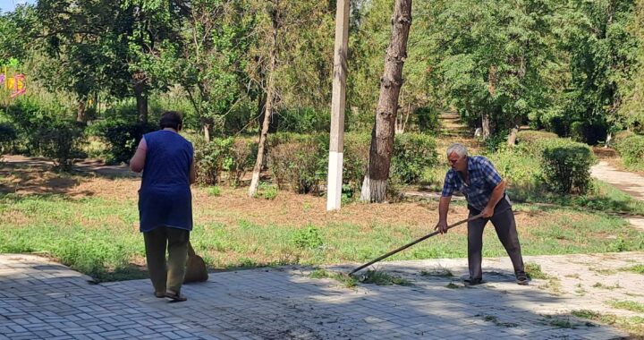 В с. Чишмикиой прошел санитарный день