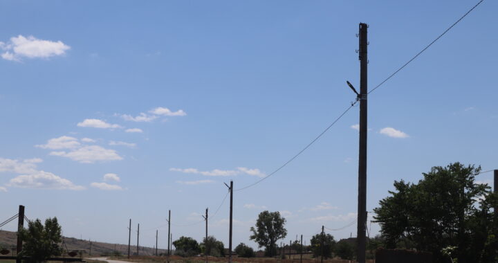 В с.Чишмикиой завершилось внедрение проекта по уличному освещению